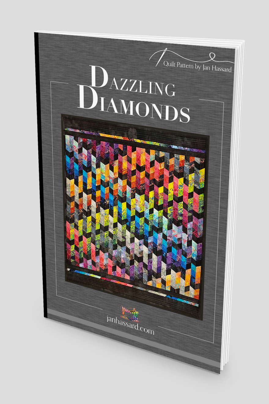 Dazzling Diamonds Quilt Pattern (UK)