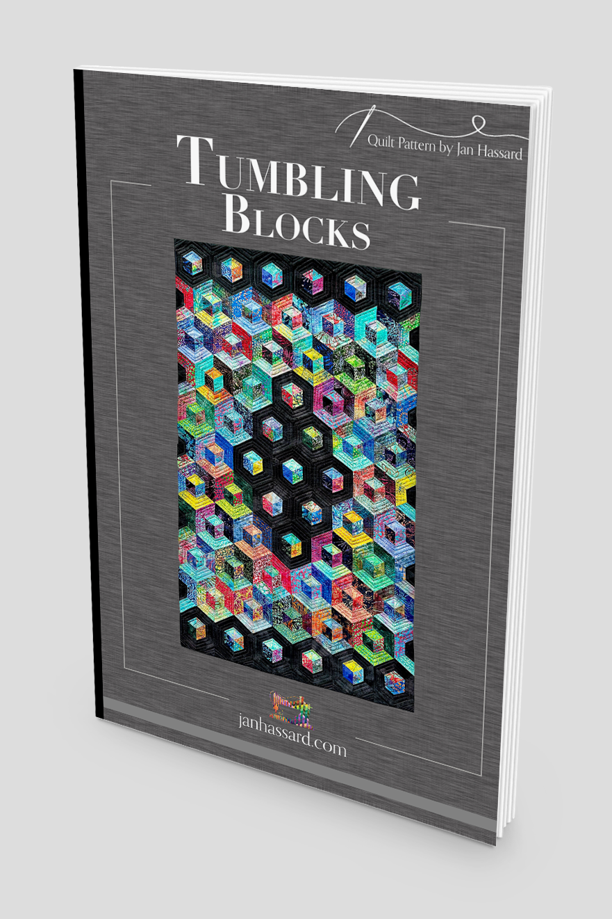 Tumbling Blocks Quilt Pattern (UK)
