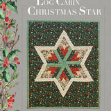 Log Cabin Christmas Star Quilt Pattern (UK)